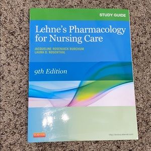 Lehne’s Pharmacology for Nursing. Study Guide